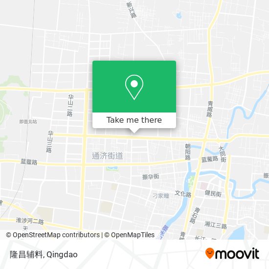 隆昌辅料 map