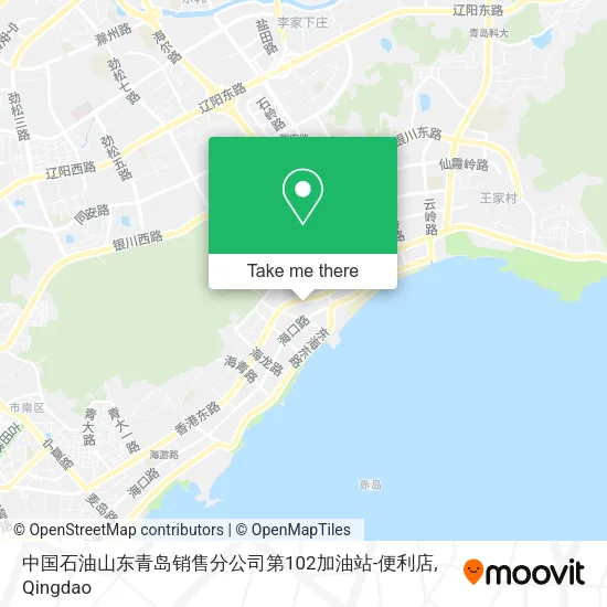 中国石油山东青岛销售分公司第102加油站-便利店 map