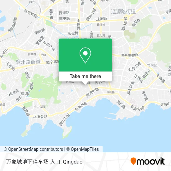 万象城地下停车场-入口 map