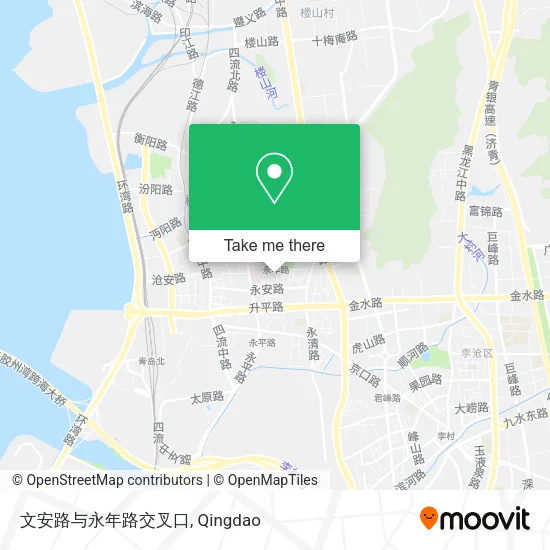 文安路与永年路交叉口 map