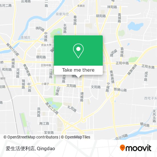 爱生活便利店 map