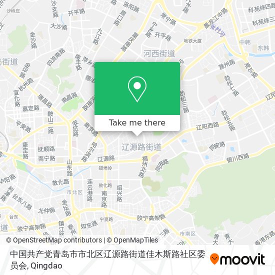 中国共产党青岛市市北区辽源路街道佳木斯路社区委员会 map