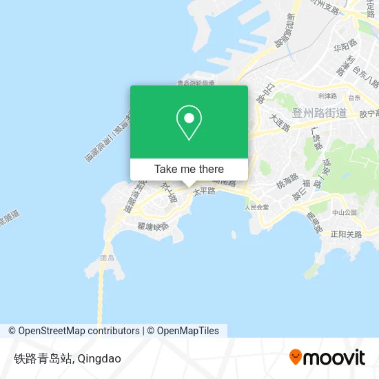 铁路青岛站 map
