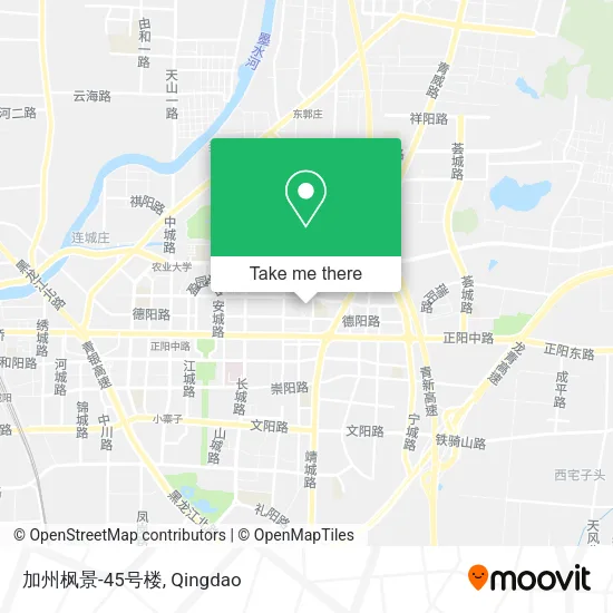 加州枫景-45号楼 map