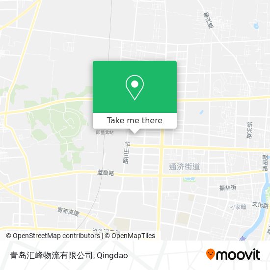 青岛汇峰物流有限公司 map