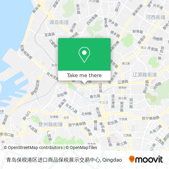 青岛保税港区进口商品保税展示交易中心 map