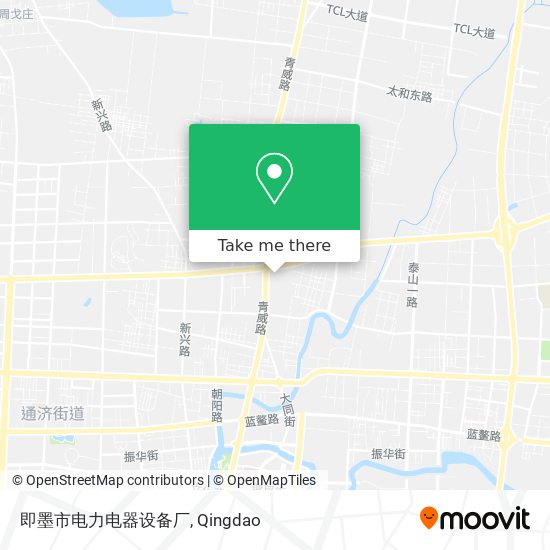 即墨市电力电器设备厂 map