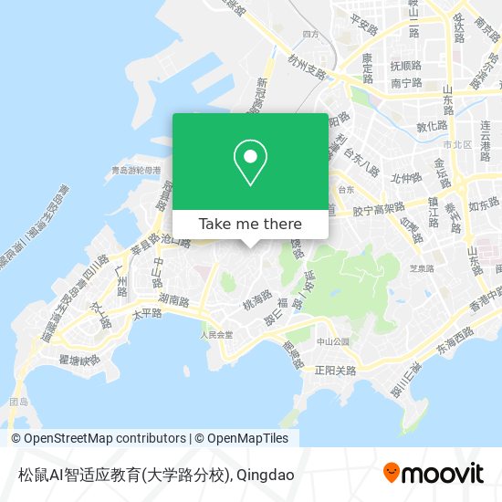 松鼠AI智适应教育(大学路分校) map