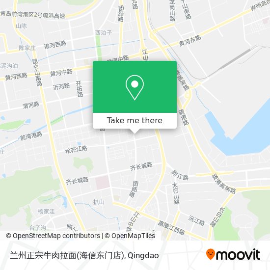 兰州正宗牛肉拉面(海信东门店) map