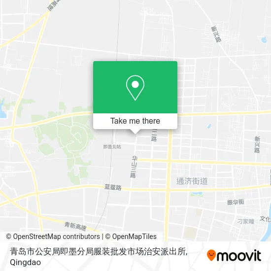 青岛市公安局即墨分局服装批发市场治安派出所 map