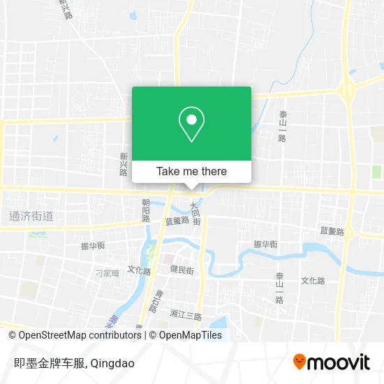 即墨金牌车服 map