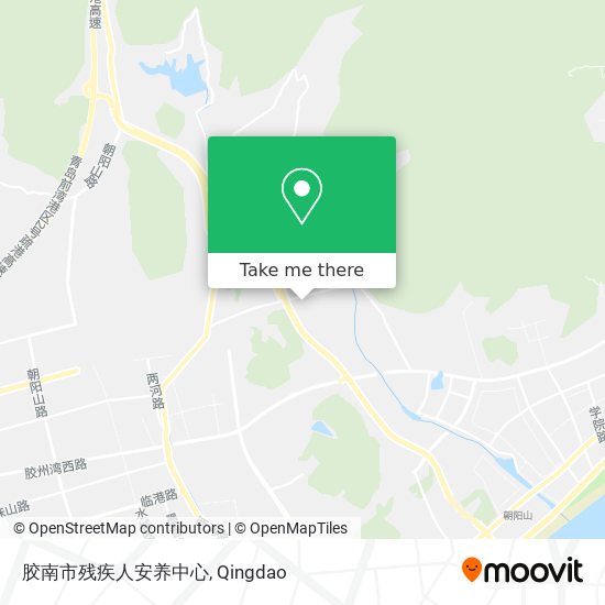 胶南市残疾人安养中心 map