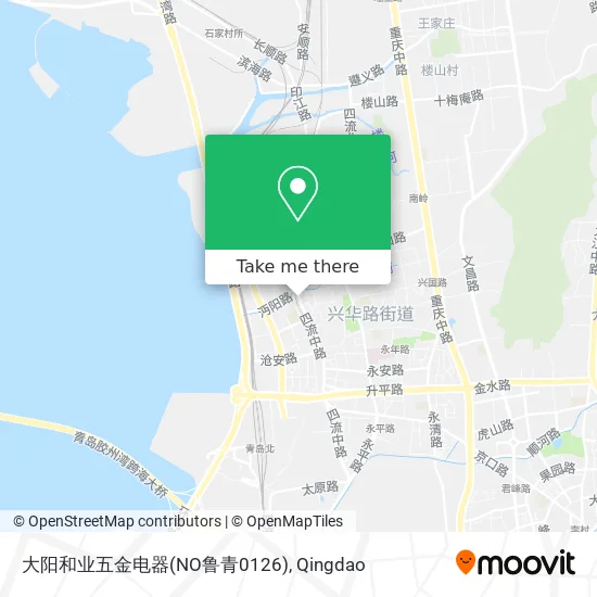 大阳和业五金电器(NO鲁青0126) map