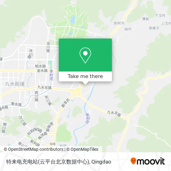 特来电充电站(云平台北京数据中心) map