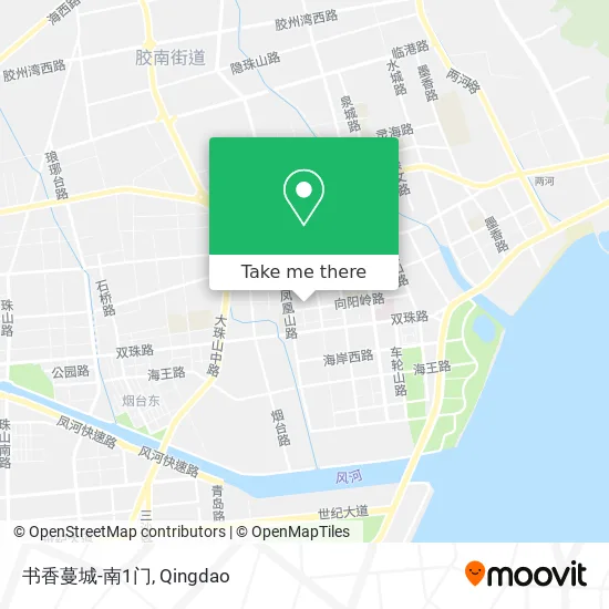 书香蔓城-南1门 map