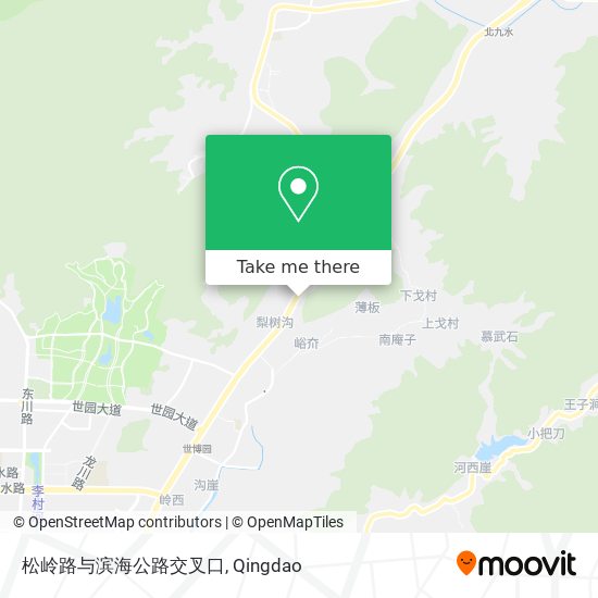 松岭路与滨海公路交叉口 map