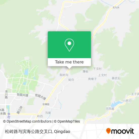 松岭路与滨海公路交叉口 map