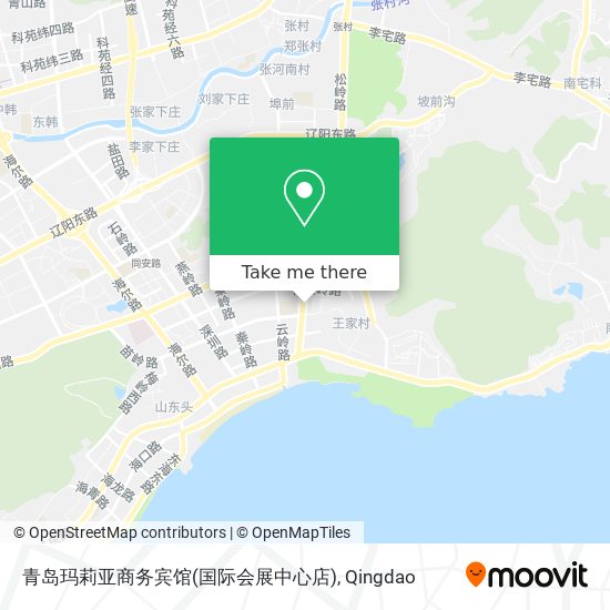 青岛玛莉亚商务宾馆(国际会展中心店) map