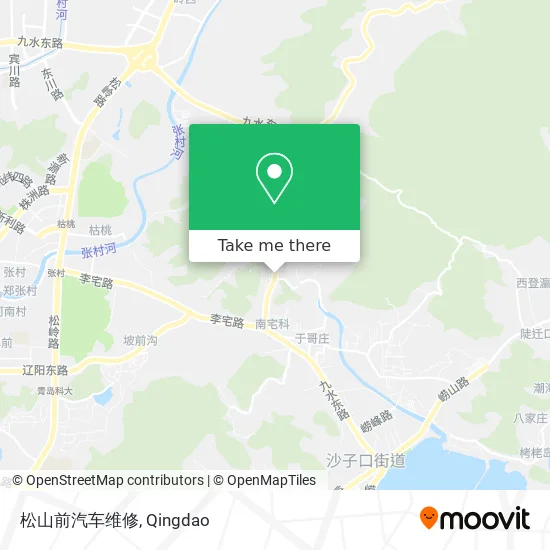 松山前汽车维修 map