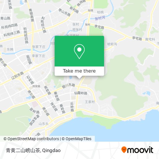 青黄二山崂山茶 map
