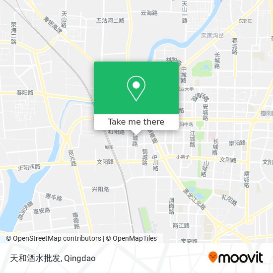 天和酒水批发 map