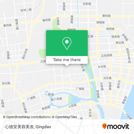 心德安美容美发 map