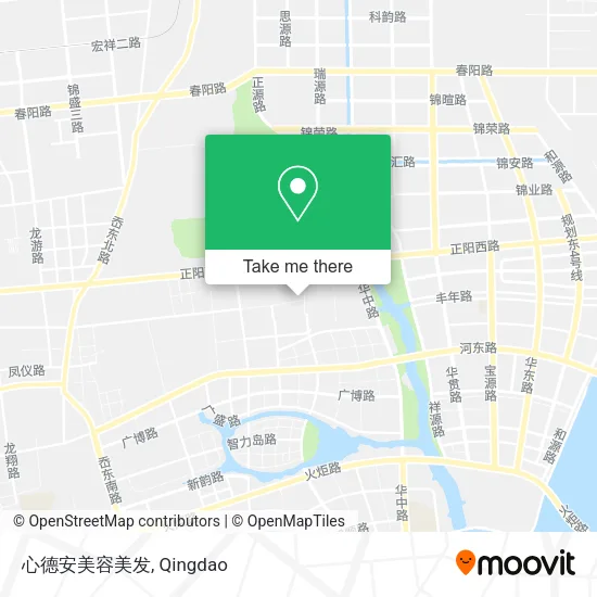 心德安美容美发 map