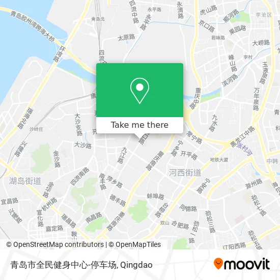 青岛市全民健身中心-停车场 map