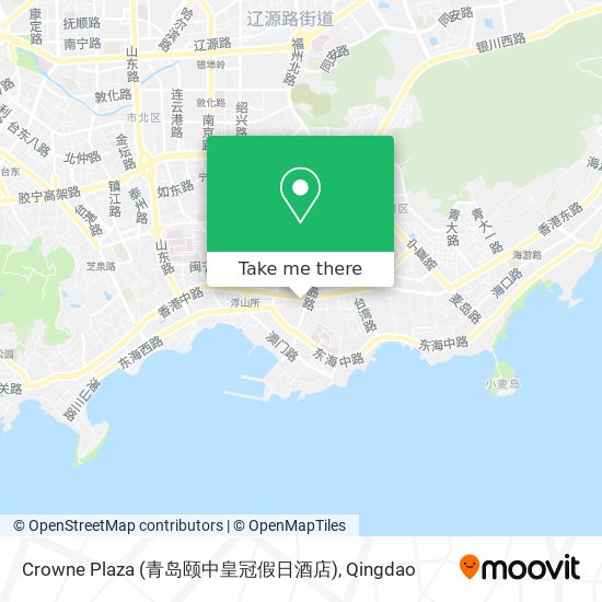 Crowne Plaza (青岛颐中皇冠假日酒店) map