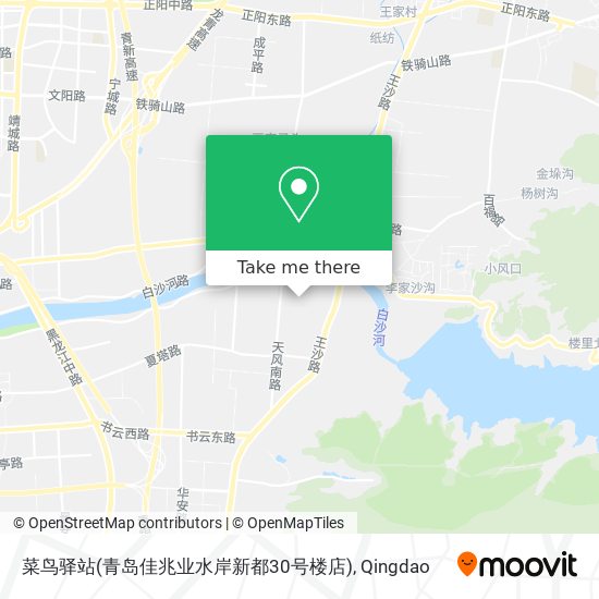 菜鸟驿站(青岛佳兆业水岸新都30号楼店) map