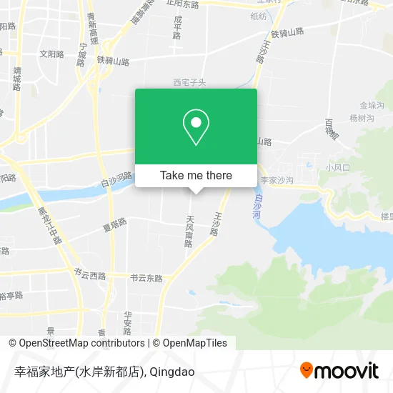 幸福家地产(水岸新都店) map