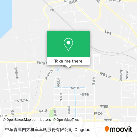 中车青岛四方机车车辆股份有限公司 map