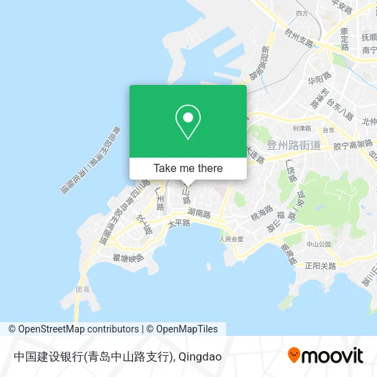 中国建设银行(青岛中山路支行) map