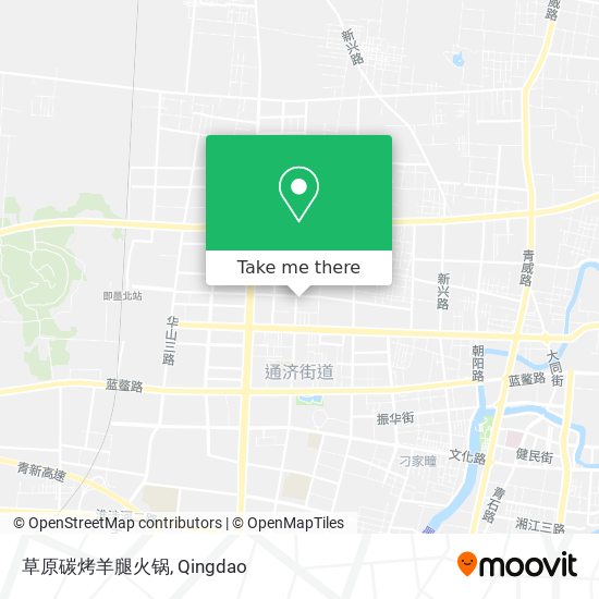 草原碳烤羊腿火锅 map