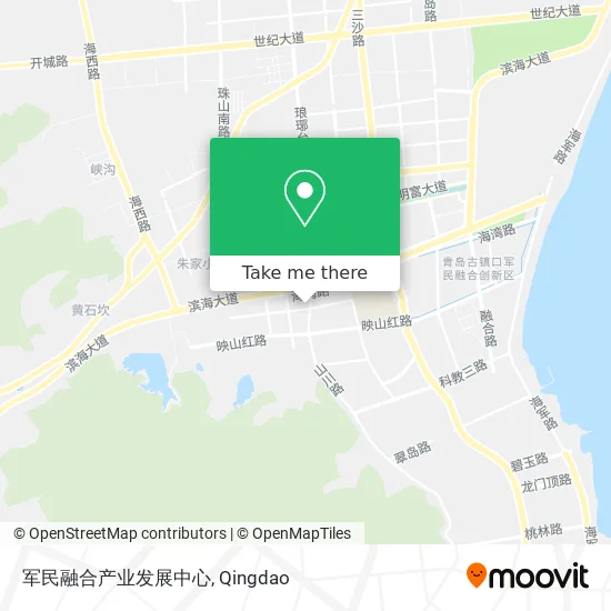 军民融合产业发展中心 map