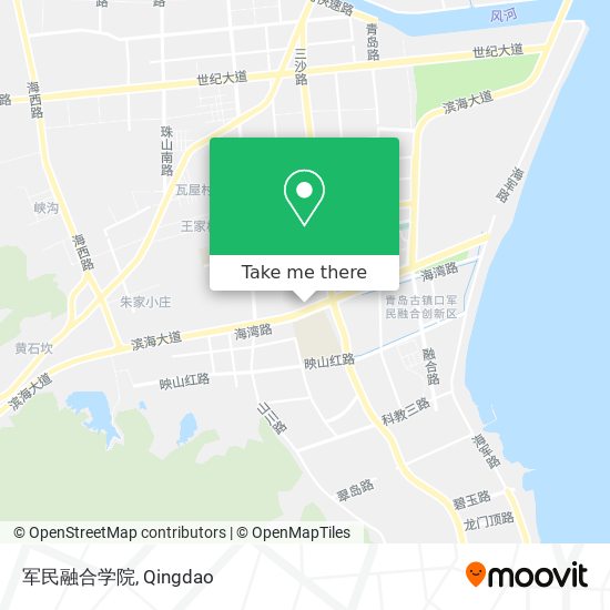 军民融合学院 map