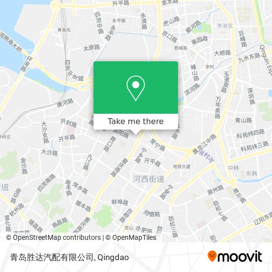 青岛胜达汽配有限公司 map