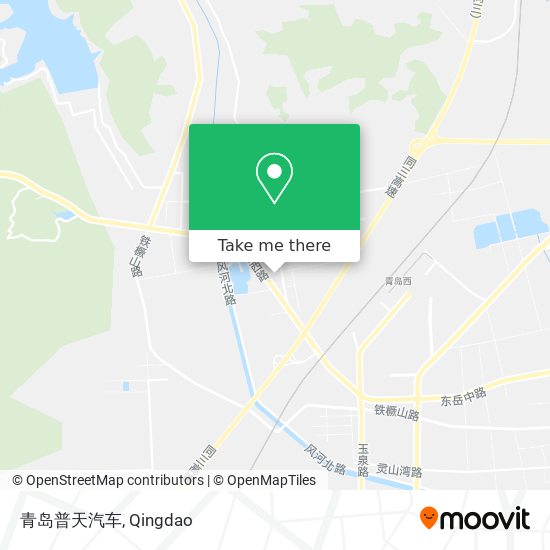 青岛普天汽车 map