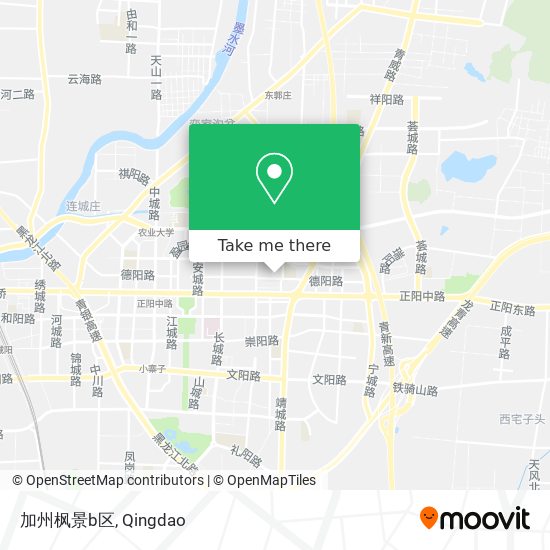 加州枫景b区 map