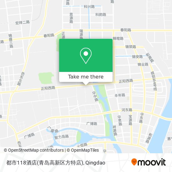 都市118酒店(青岛高新区方特店) map