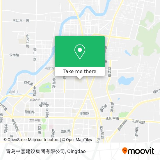 青岛中嘉建设集团有限公司 map
