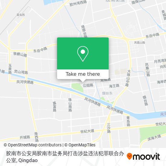 胶南市公安局胶南市盐务局打击涉盐违法犯罪联合办公室 map