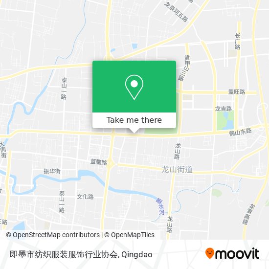 即墨市纺织服装服饰行业协会 map