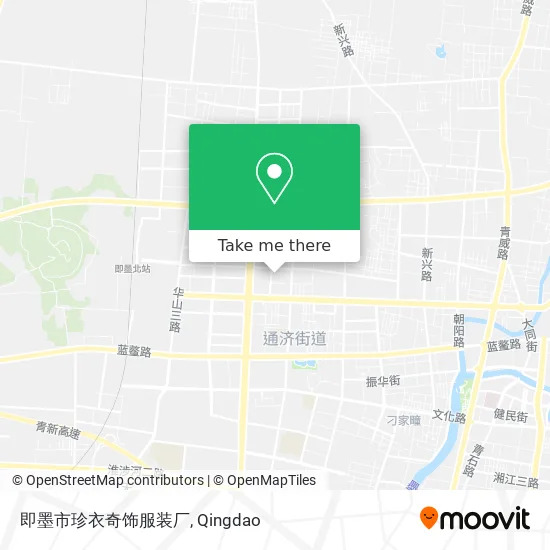 即墨市珍衣奇饰服装厂 map