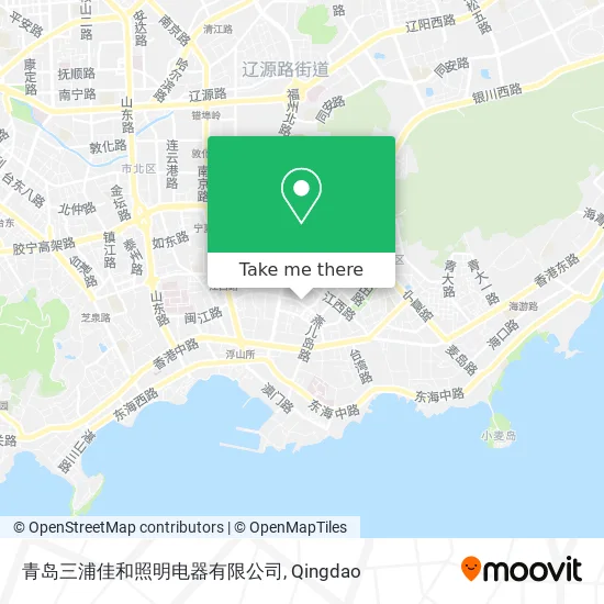 青岛三浦佳和照明电器有限公司 map
