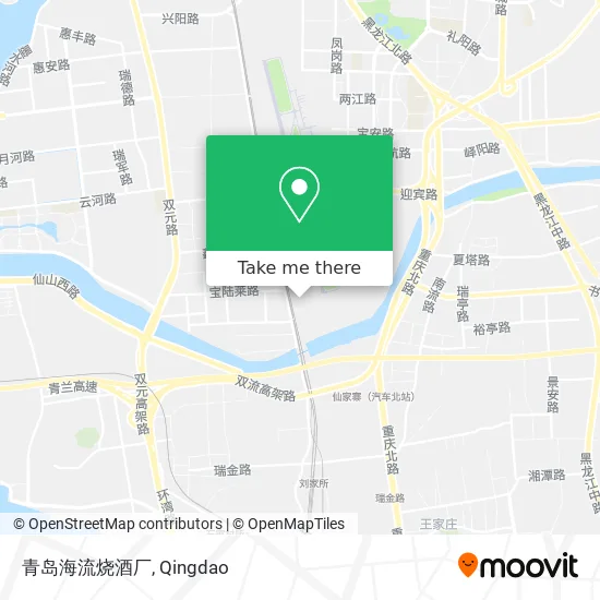 青岛海流烧酒厂 map