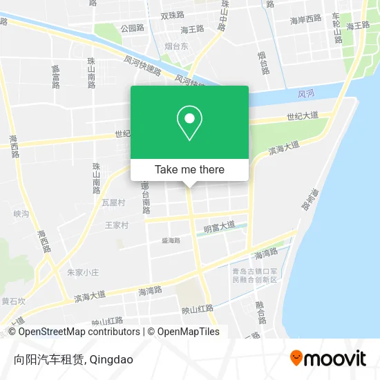 向阳汽车租赁 map
