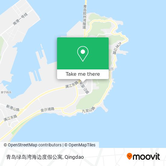 青岛绿岛湾海边度假公寓 map