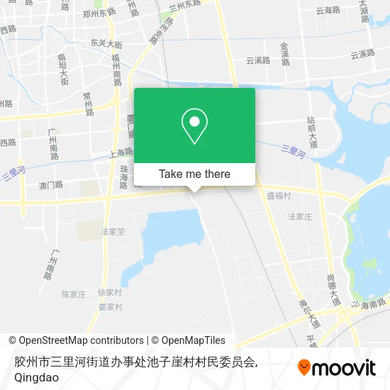 胶州市三里河街道办事处池子崖村村民委员会 map