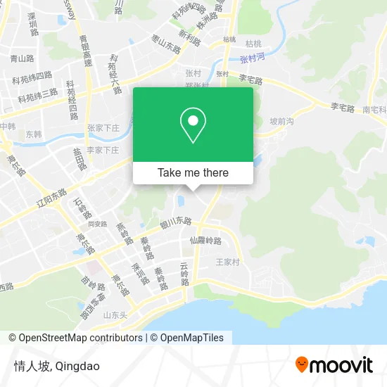 情人坡 map